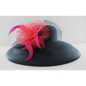 Bellissima Spring Summer Easter Church Wedding Derby Hat $118 Tags  #HT201